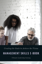 Load image into Gallery viewer, The management skills training workbook - training game tool and team building activity for use during in person and virtual training courses
