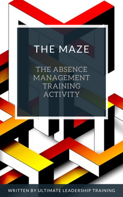 The Maze absence management skills training game for use during in person and virtual absence management training courses