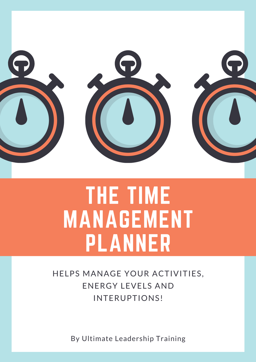 The ultimate time management planner and time management skills training course training activity 